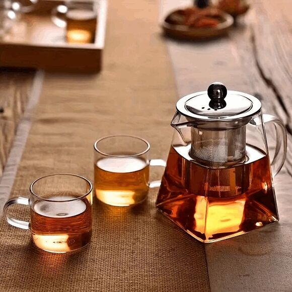 Brewing Tea Kettle with Stainless Steel Filter Thickened Heat-Resistant Large Ca - Picture 1 of 7